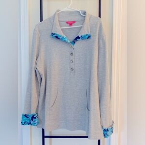 Lilly Pulitzer XL long sleeve popover